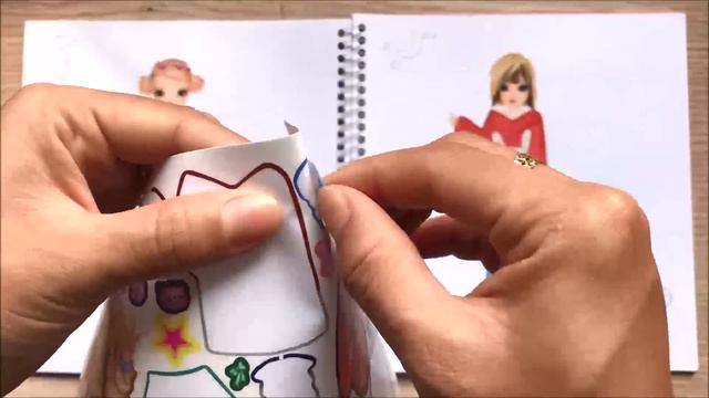 STICKER DÁN HÌNH THIẾT KẾ THỜI TRANG BÚP BÊ MANGA MODEL - Sticker book top model (Chim Xinh) смотреть онлайн