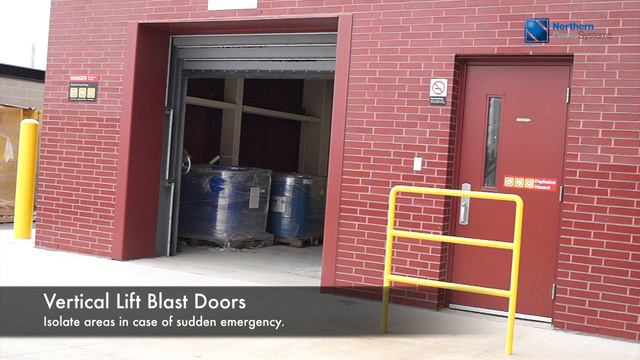 Vertical Lift Blast Doors From Door Engineering смотреть онлайн