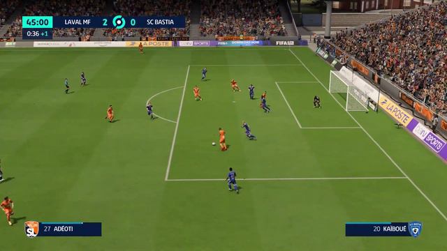 FIFA 23 | Laval vs Bastia - Ligue 2 BKT | Gameplay смотреть онлайн