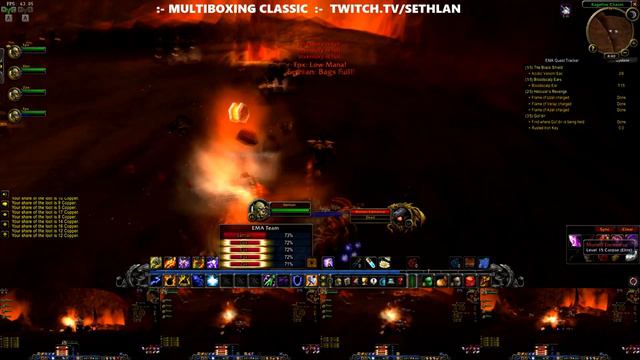 MULTIBOXING CLASSIC : RAGEFIRE CHASM - 5 ELEMENTAL SHAMANS - FUN RUN смотреть онлайн