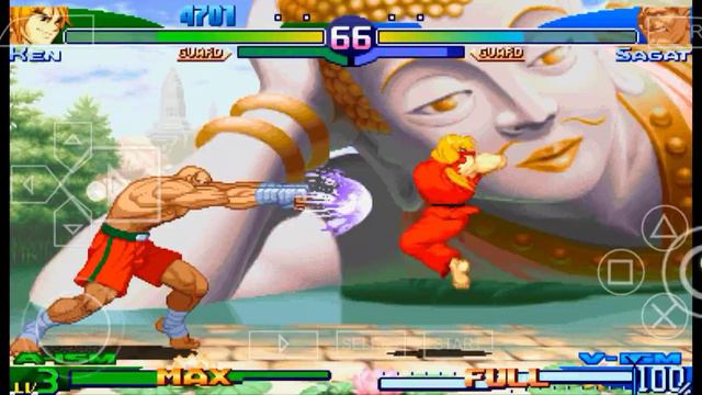 Street fighter Alpha 3 Max PPSSPP (PSP) : การปรับภาพให้สวย และตั้งค่าปุ่มกดปล่อยท่าไม้ตายแบบง่ายๆ смотреть онлайн