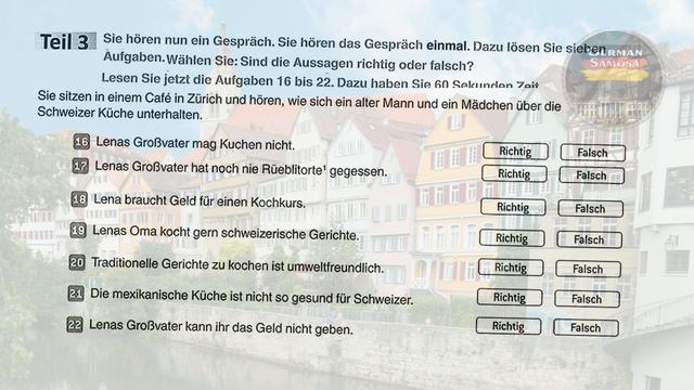 Zertifikat B1 Exam || neu 15 Übungsprüfungen Model Paper - 15 || Hören mit Lösungen смотреть онлайн