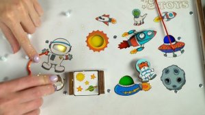 Вера и Медведь - Обзор и распаковка Бизиборд для детей