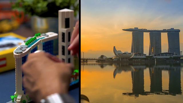 LEGO Singapore Architecture Set | Marina Bay Sands Done Well! смотреть онлайн
