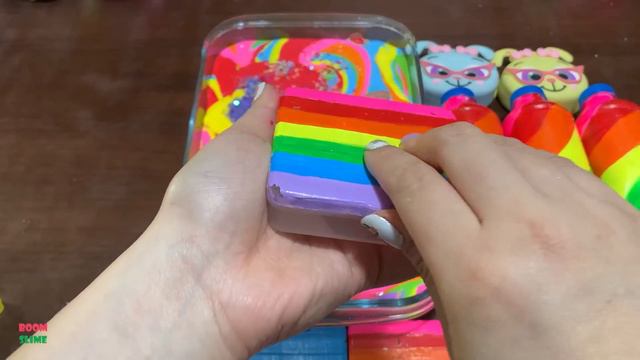 RELAXING WITH CLAY PIPING BAGS VS MAKEUP VS GLITTER BOTTLE ! Mixing Random Things Into Slime #4922