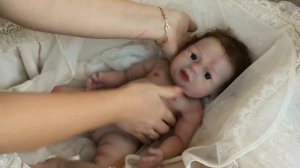 Кукла реборн силиконовая пьет и писает