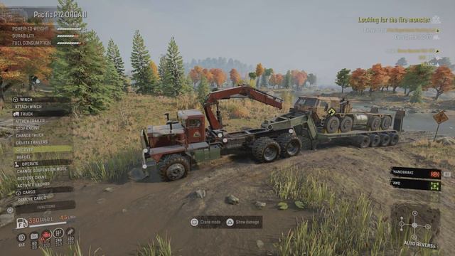 Snowrunner PS5 Pacific P12 Orca recovering Derry Oshkosh 2 смотреть онлайн