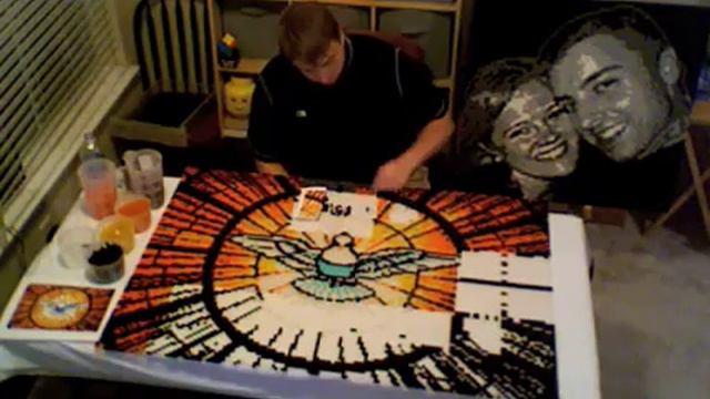 A Brickworkz Lego Mosaic - Making Transparent "Stained Glass" Lego Art смотреть онлайн