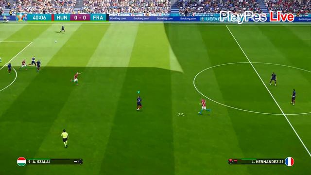 PES 2021 - Hungary vs France - EURO 2020 Prediction - Gameplay PC смотреть онлайн