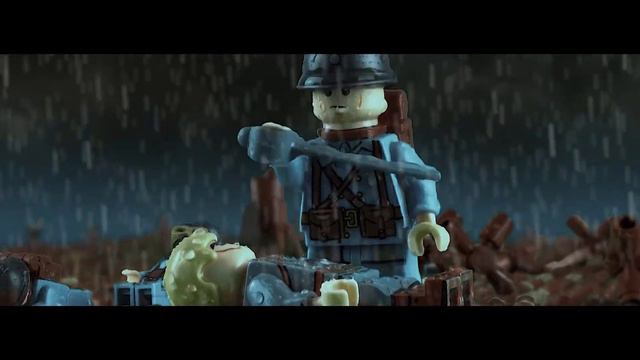 Lego WW1 Verdun - Battle in the Rain - stop motion смотреть онлайн