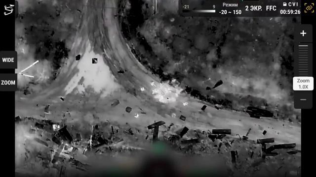 ⚡️СВО 18+ Кадры ночной охоты на хохлохряков в районе Часов Яра смотреть онлайн