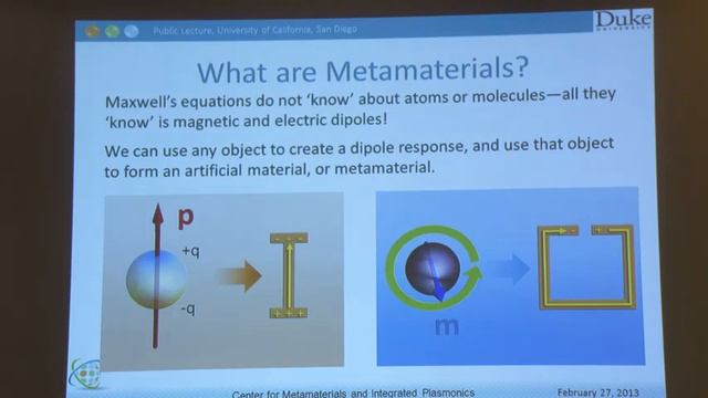 David Smith - Metamaterials Talk 2013 смотреть онлайн