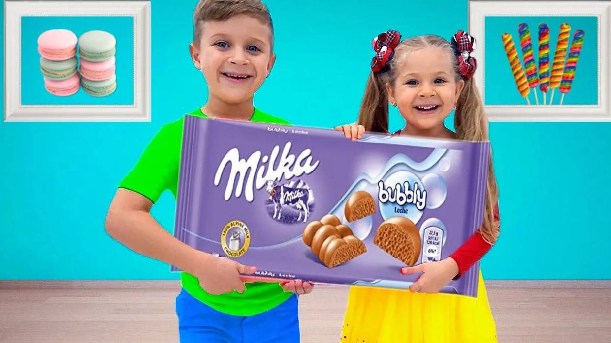 Диана и Рома на русском - самые весёлые истории для детей! смотреть онлайн