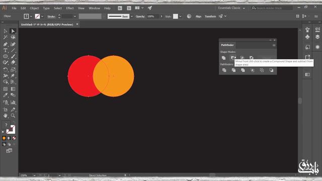 27.Pathfinder in Adobe Illustrator الباثفيندر فى برنامج اليستريتور смотреть онлайн