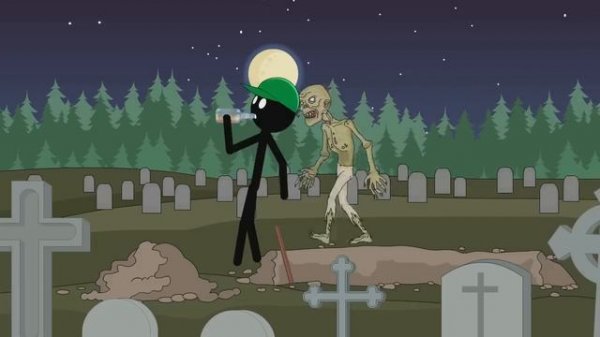 Stickman mentalist. Last zombie. Best Video