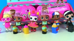 Куклы Лол Мультик! Семейки лол из большой коробки с капсулами Lol Surprise Families Видео для детей