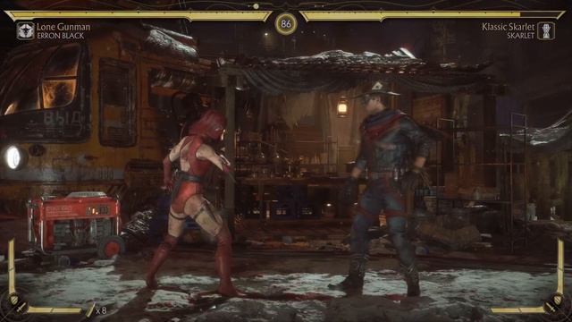 Mortal Kombat 11 Lone Gunman Erron Black VS Klassic Skarlet Req. 1 VS 1 Fight смотреть онлайн