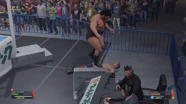 WWE 2K23 Stan Hansen VS Andre The Giant смотреть онлайн