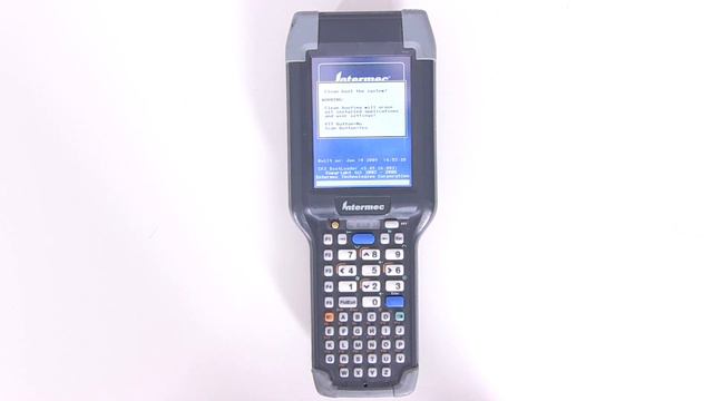 Intermec CK3 Factory Reset смотреть онлайн