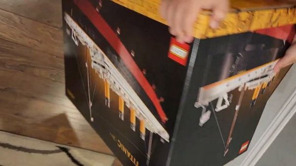 Unboxing 9090 piece Titanic - World's third largest Lego set