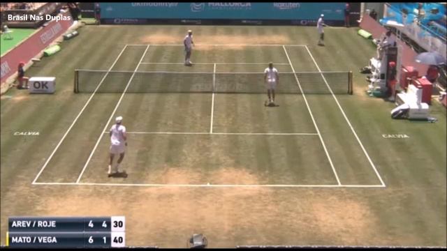 Matos/Vega-Hernandez vs Arévalo/Rojer SF - Mallorca Open 2022 смотреть онлайн