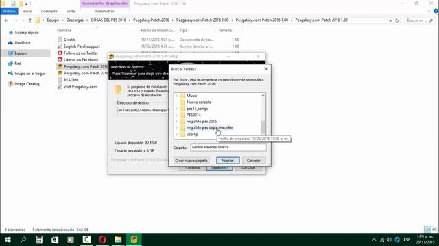 TUTORIAL DE INSTALACION PESGALAXI 1.00/PES 2016 смотреть онлайн