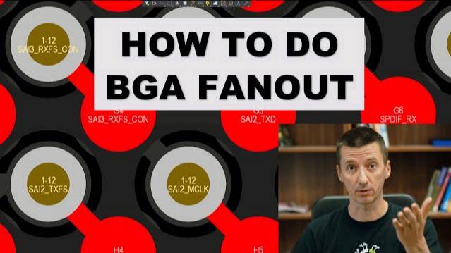 How to do BGA fanout - VIAs & Layers смотреть онлайн