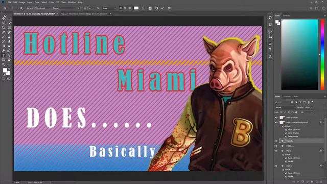 Hotline Miami - GDB Thumbnail Creation - Time Lapse смотреть онлайн