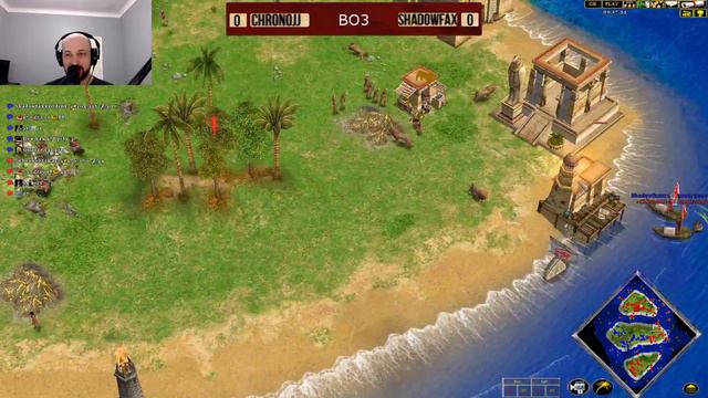 ChronoJJ (Ra) vs Shadowfaxx (Odin) - Age of Mythology: The Titans (Game 1) смотреть онлайн