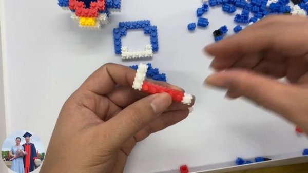 Tutorial build model lego DORAEMON so cute