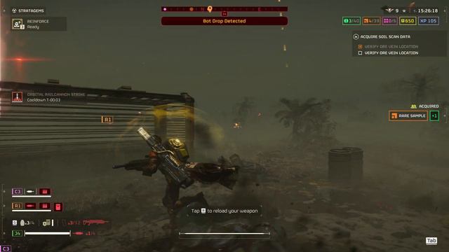 Helldivers 2 - Teamwork makes the dream work (lvl9 - Eruptor + Quasar) смотреть онлайн