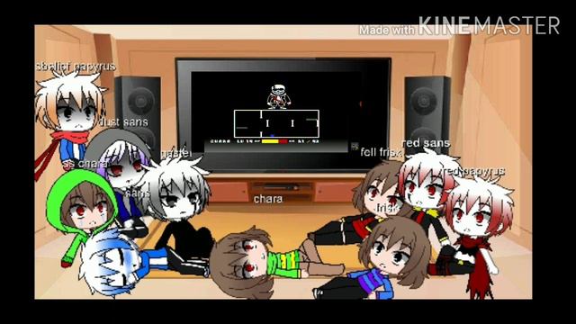 dust sans and his friend reacts to undertale last breath phase 3 смотреть онлайн