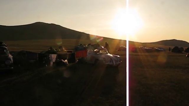 Бивуак ралли "Пекин-Париж" в Булгане. смотреть онлайн