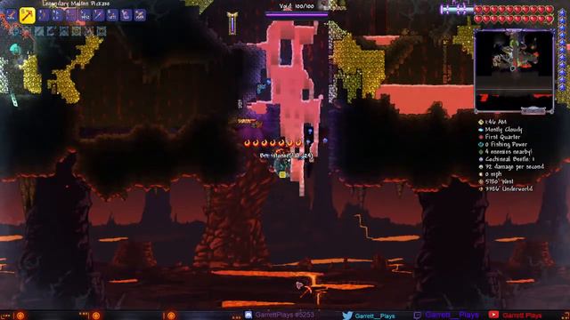 Garrett Plays Modded Terraria Live!!! Still Making More Pre-Hardmode Preparations!!! #12 смотреть онлайн