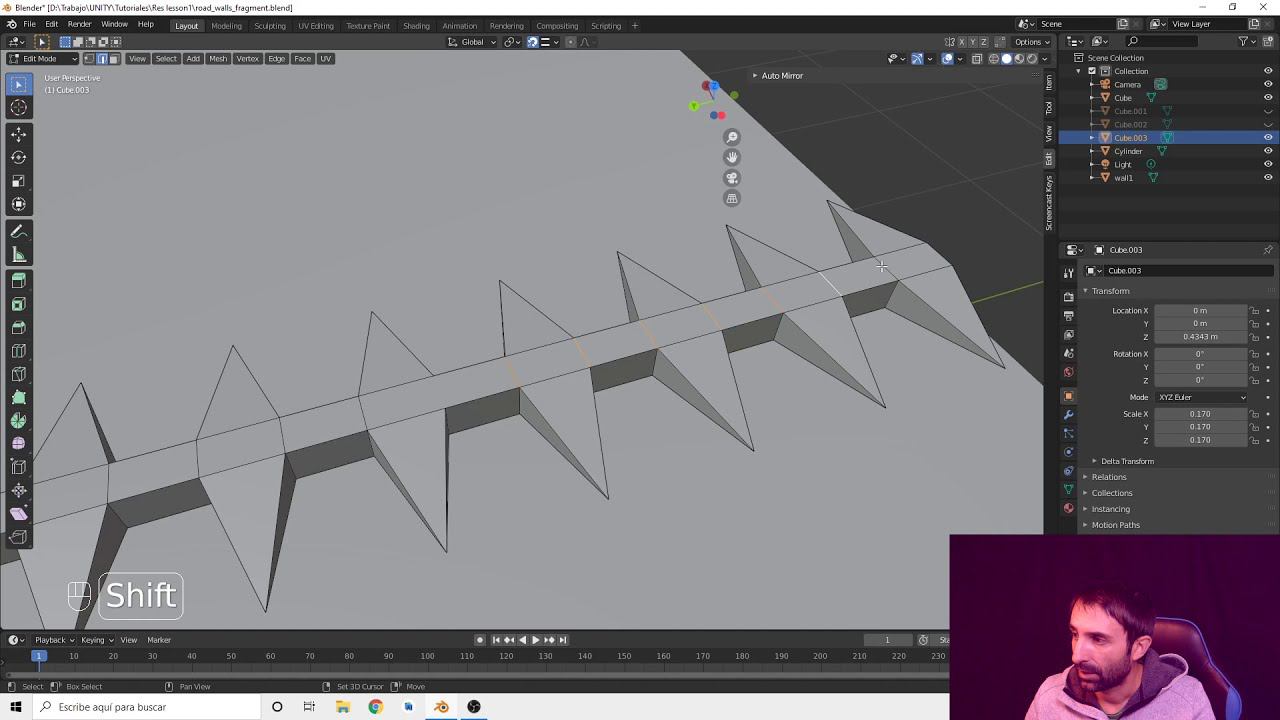 Создание 3D моделей для игры Unity || BLENDER || Часть 2 смотреть онлайн