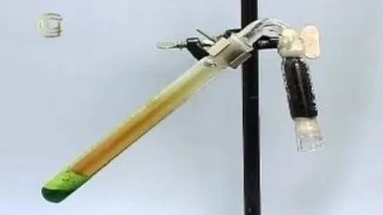 Химия. Взаимодействие меди с концентрированной азотной кислотой