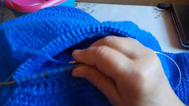 Вяжем горловину.Как я делаю кетлевку для свитера. смотреть онлайн