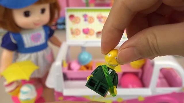 Baby doll Ice cream shop Cash register toys смотреть онлайн