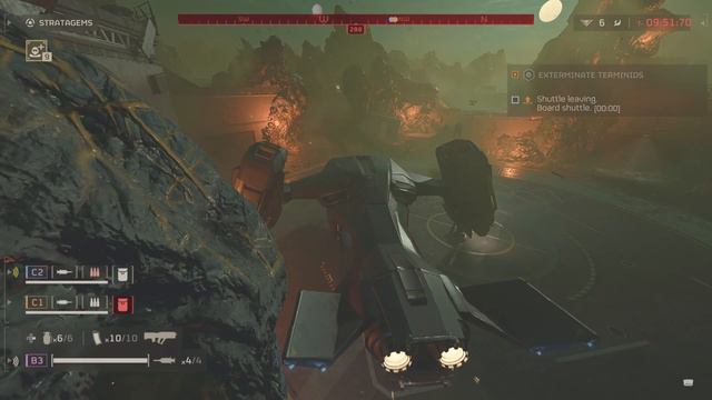 Diving straight into the extraction ship HELLDIVERS 2 смотреть онлайн