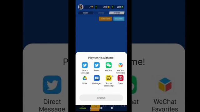 How to Add and Invite Friends and Play Multiplayer in Tennis clash смотреть онлайн
