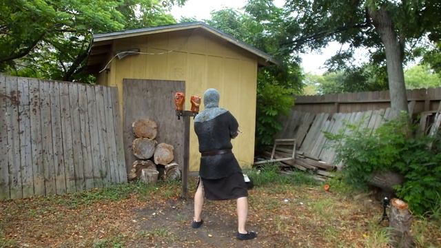 Irish Gallowglass two handed Sword Cutting & Carnage Test смотреть онлайн