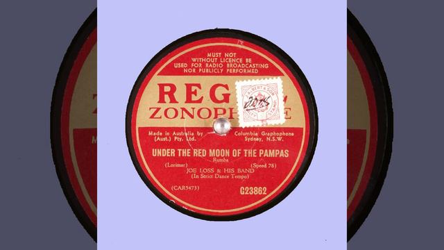 UNDER THE RED MOON OF THE PAMPAS JOE LOSS & HIS BAND смотреть онлайн