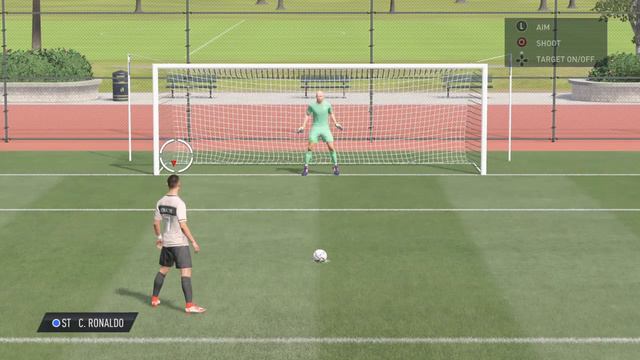 Playing fifa 22 practice arena (playing as Messi,Felix and Ronaldo смотреть онлайн