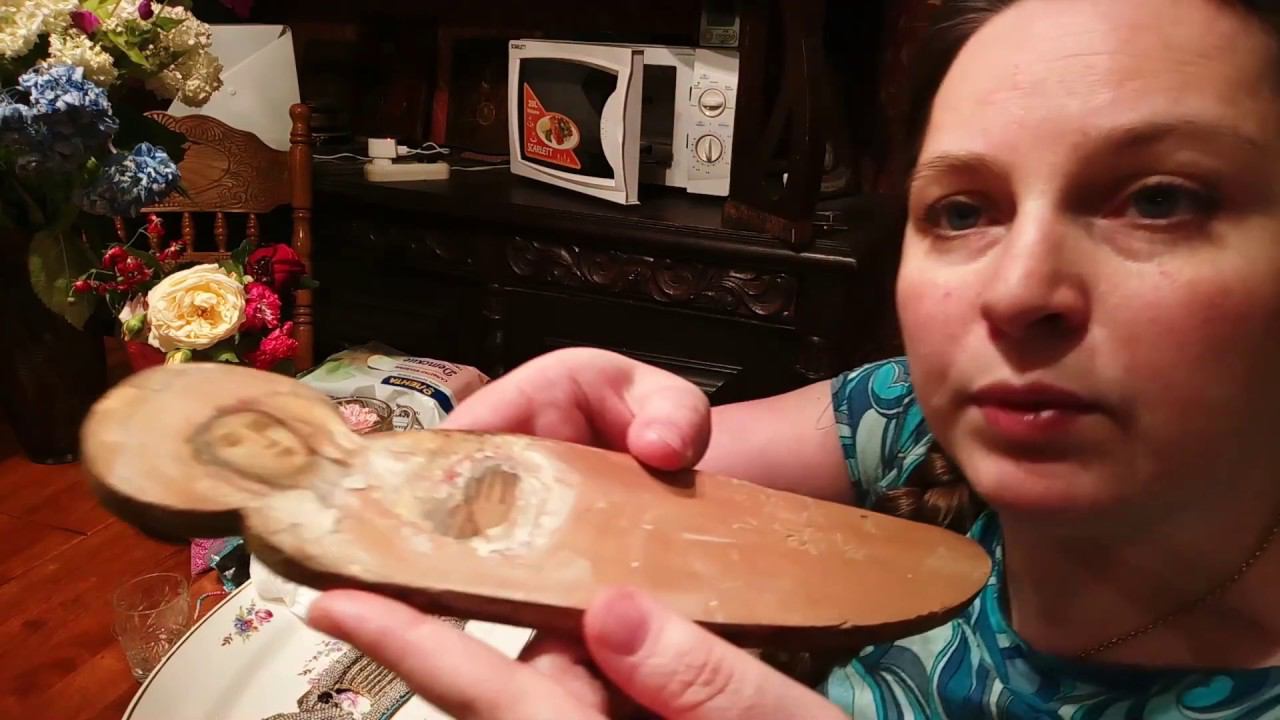 РЕСТАВРАЦИЯ СТАРИННОЙ ИКОНЫ 1 ДЕНЬ ЧАСТЬ 2.  Hand embroidery of icons with pearls and beads.