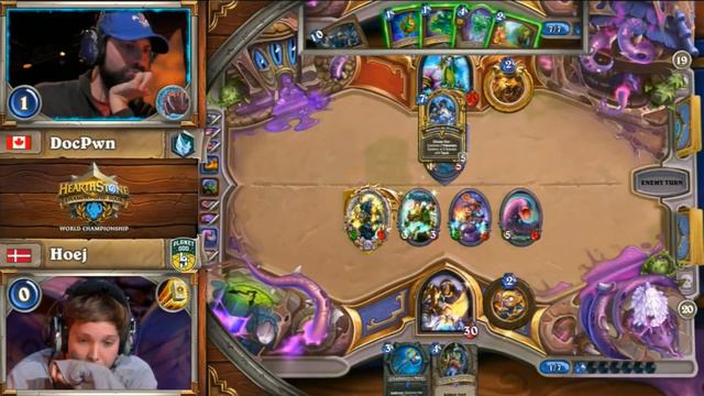 DocPwn vs Hoej, Hearthstone World Championship 2017 смотреть онлайн