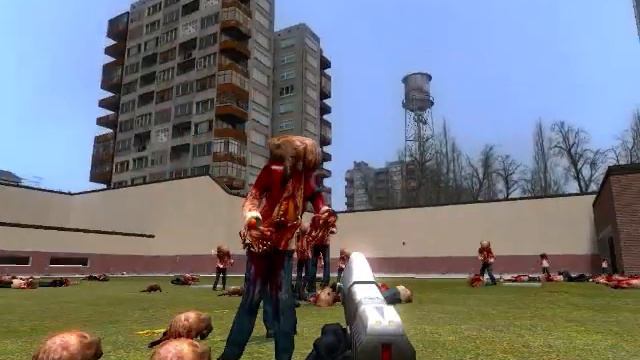 Garrys Mod - I PWN Zombies While I Play Fitting Music смотреть онлайн