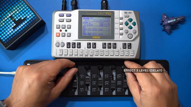 Yamaha QY70 How to modify the sounds using a MIDI controller смотреть онлайн
