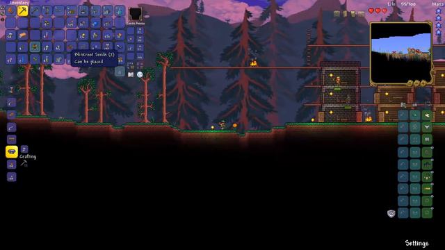 King Slime Wants a Piece - Let's Play Terraria 1.4 Master Mode Part 11 смотреть онлайн