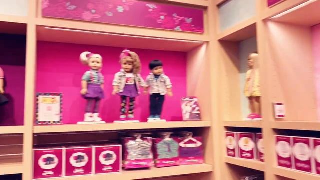 Visiting The American Girl Doll Store in Columbus! ⭐️💗 смотреть онлайн