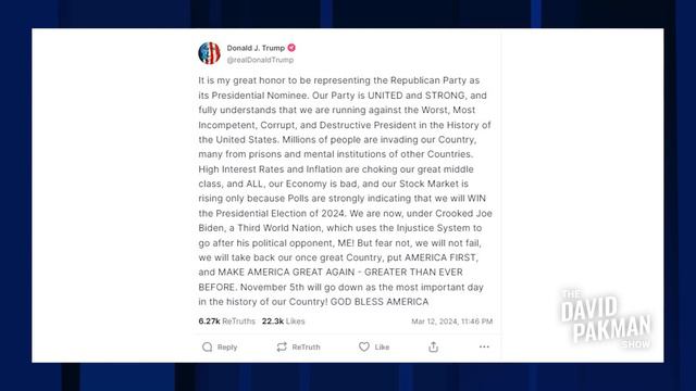 Trump clinches Republican nomination, EXPLODES in sick rant смотреть онлайн